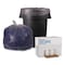 Boardwalk 45 gal Trash Bags, 40 in x 46 in, Super Extra Heavy-Duty, 1.4 mil, Clear, 100 PK BWK535 - alternate 3